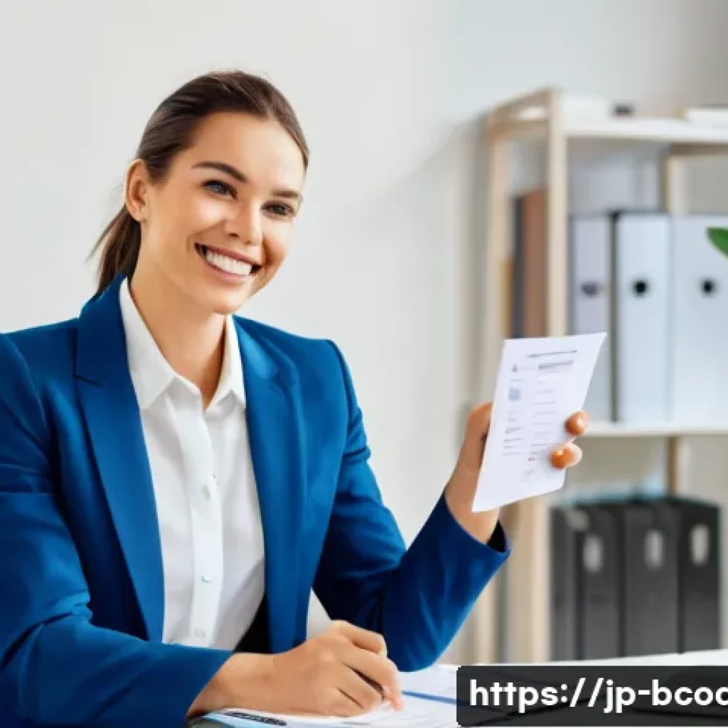 비즈니스 코칭과 성격 유형별 코칭 전략 - **Image Prompt 1:** "A bright, modern office setting. A female business coach (30s, professional att...
