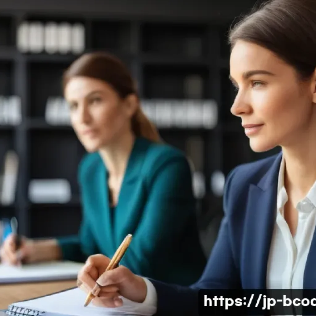 비즈니스 코칭과 팀워크 개선 전략 - **Prompt:** A vibrant and encouraging business coaching session in a modern, sunlit office. A determ...