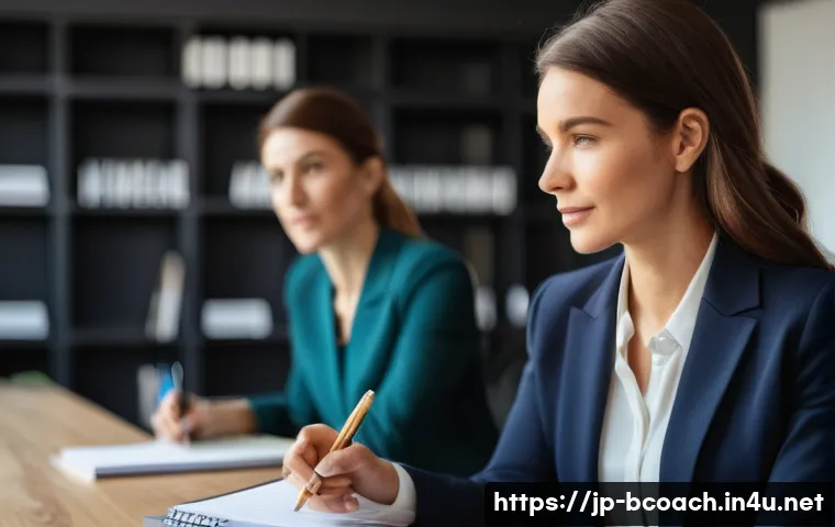 비즈니스 코칭과 팀워크 개선 전략 - **Prompt:** A vibrant and encouraging business coaching session in a modern, sunlit office. A determ...